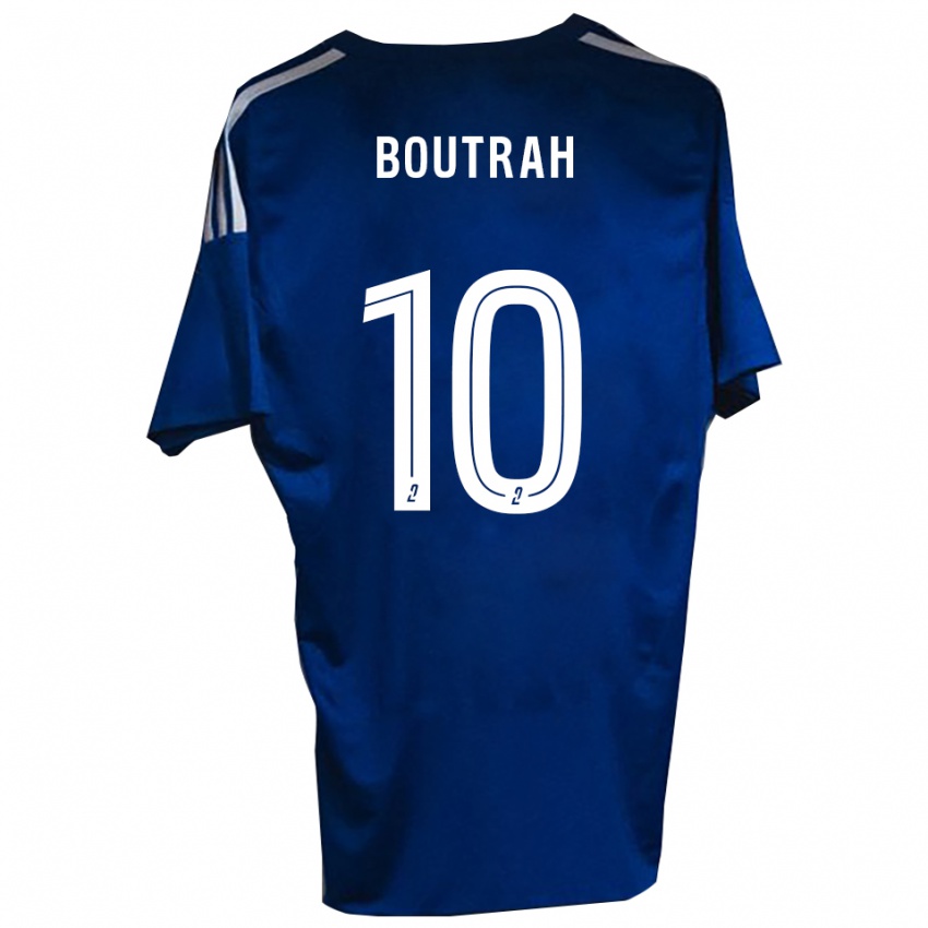 נשים Amine Boutrah #10 כחול לבן ג'רזי ביתית 2025/26 חולצה קצרה