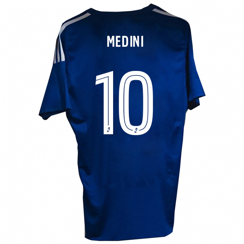 נשים Issa Medini #10 כחול לבן ג'רזי ביתית 2025/26 חולצה קצרה