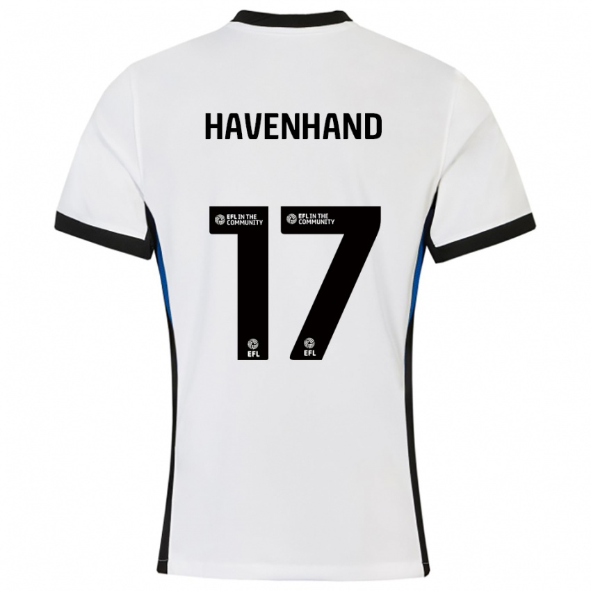 נשים קרטיס האבנהנד #17 לבן כחול הרחק ג'רזי 2025/26 חולצה קצרה נשים קרטיס האבנהנד #17 לבן כחול הרחק ג'רזי 2025/26 חולצה קצרה