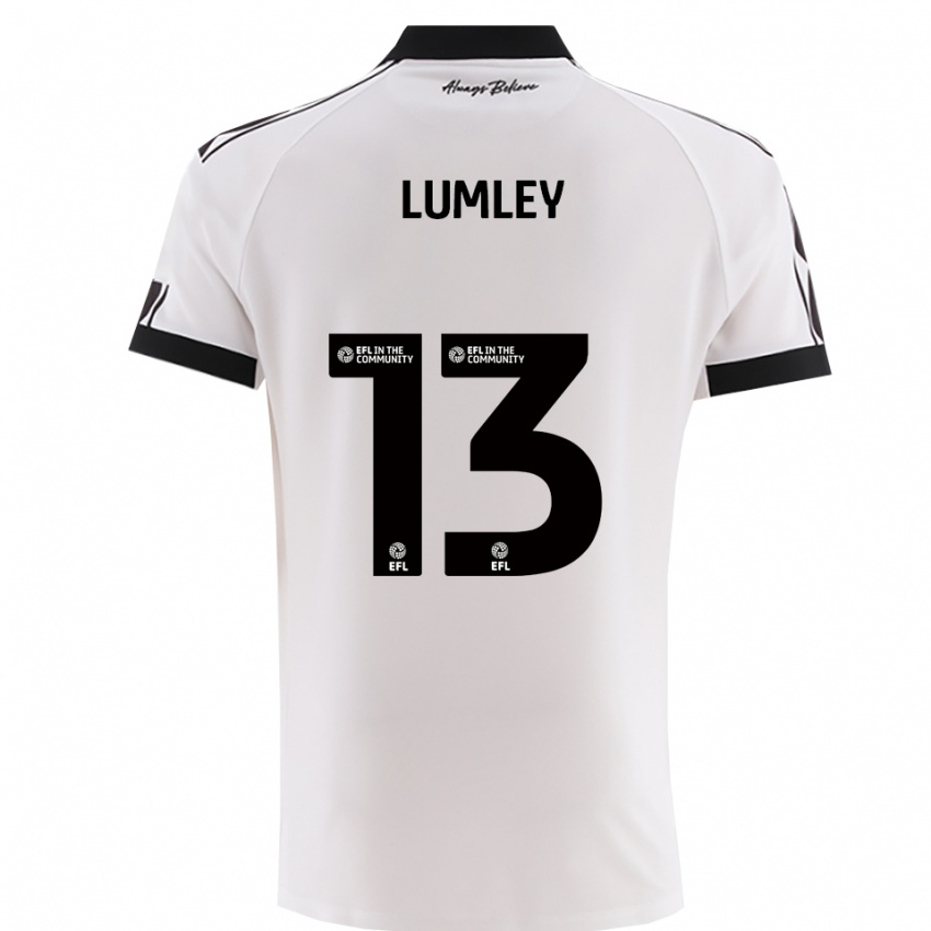 נשים ג'ו למליי #13 לבן שחור הרחק ג'רזי 2025/26 חולצה קצרה