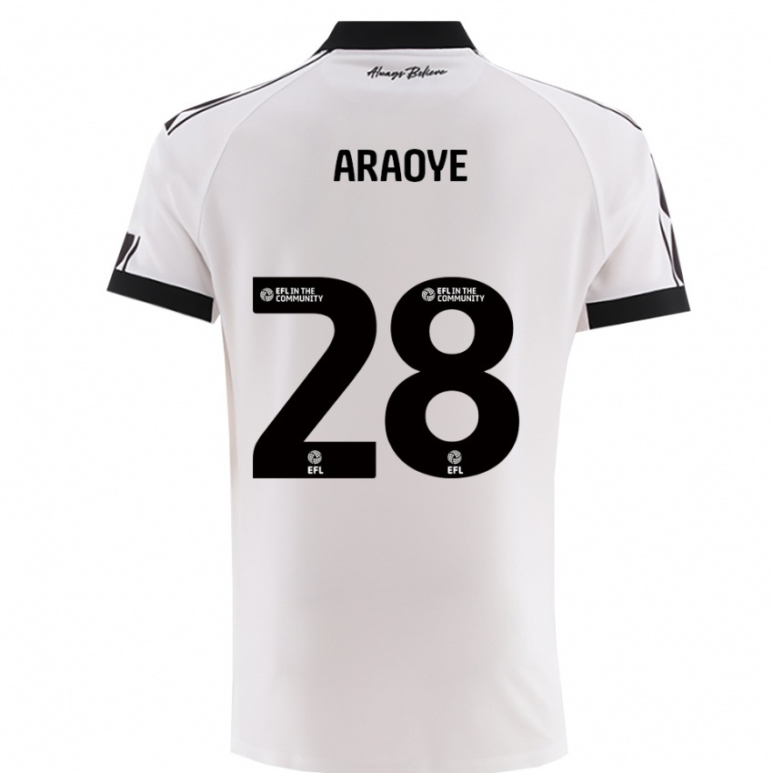 נשים רפאל דמילולה אראוי #28 לבן שחור הרחק ג'רזי 2025/26 חולצה קצרה