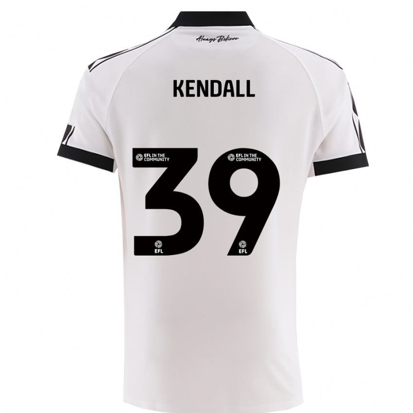 נשים מאיה קנדל #39 לבן שחור הרחק ג'רזי 2025/26 חולצה קצרה