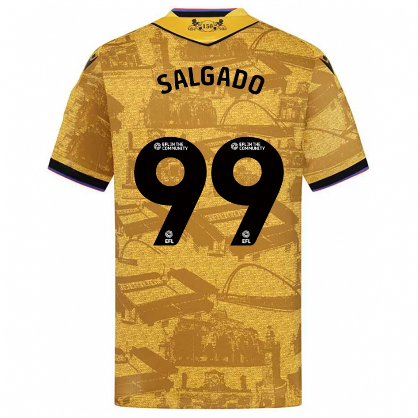 נשים שאנל סלגאדו #99 זהב שחור הרחק ג'רזי 2025/26 חולצה קצרה