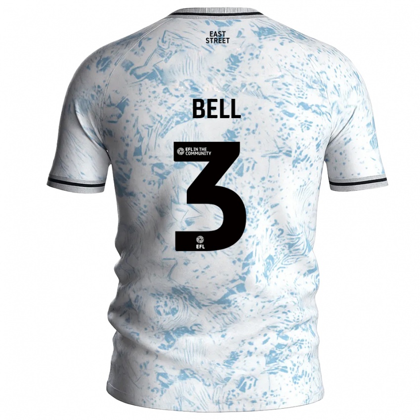 נשים אמרי'י בל #3 לבן תכלת הרחק ג'רזי 2025/26 חולצה קצרה