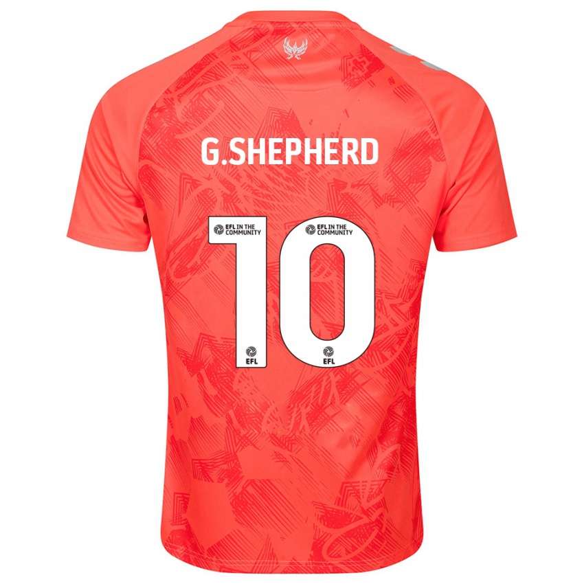נשים George Shepherd #10 כתום לבן הרחק ג'רזי 2025/26 חולצה קצרה