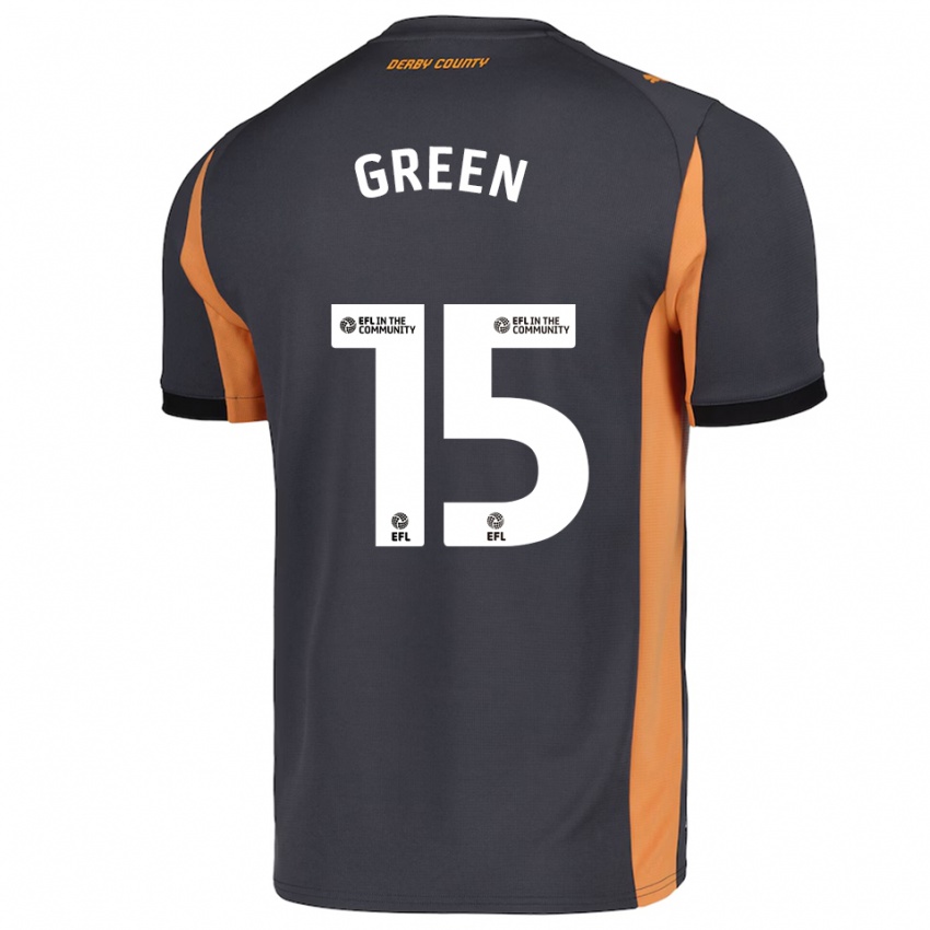 נשים Israel Green #15 אפור כתום שחור הרחק ג'רזי 2025/26 חולצה קצרה