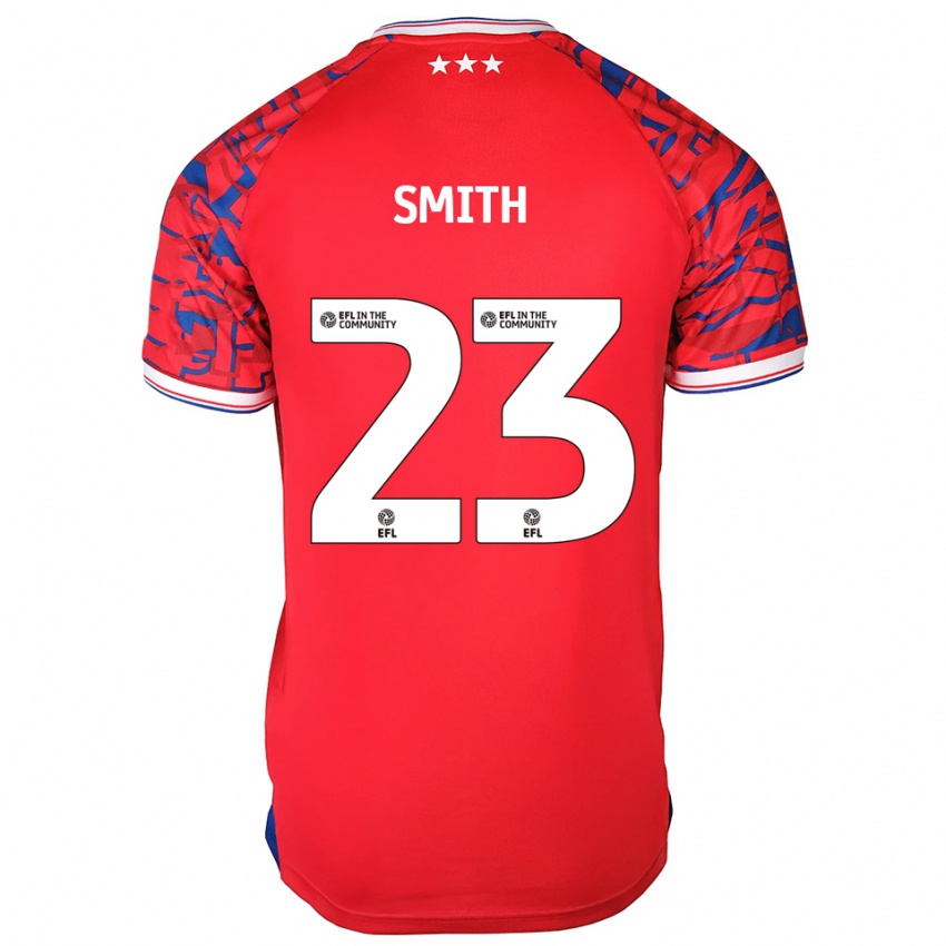 נשים Abbi Smith #23 אדום כחול הרחק ג'רזי 2025/26 חולצה קצרה