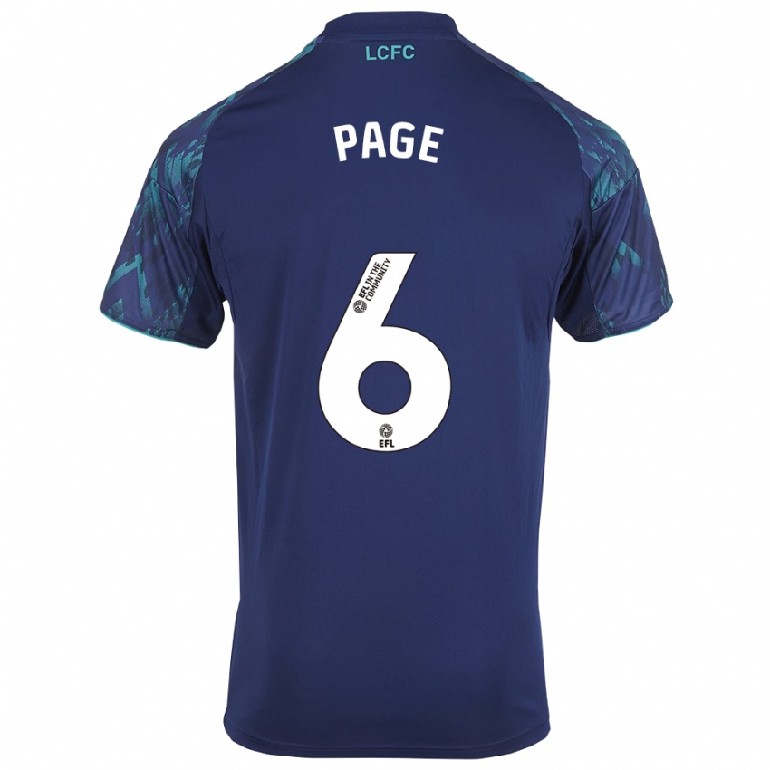 נשים Louis Page #6 כחול נייבי ירוק לבן הרחק ג'רזי 2025/26 חולצה קצרה