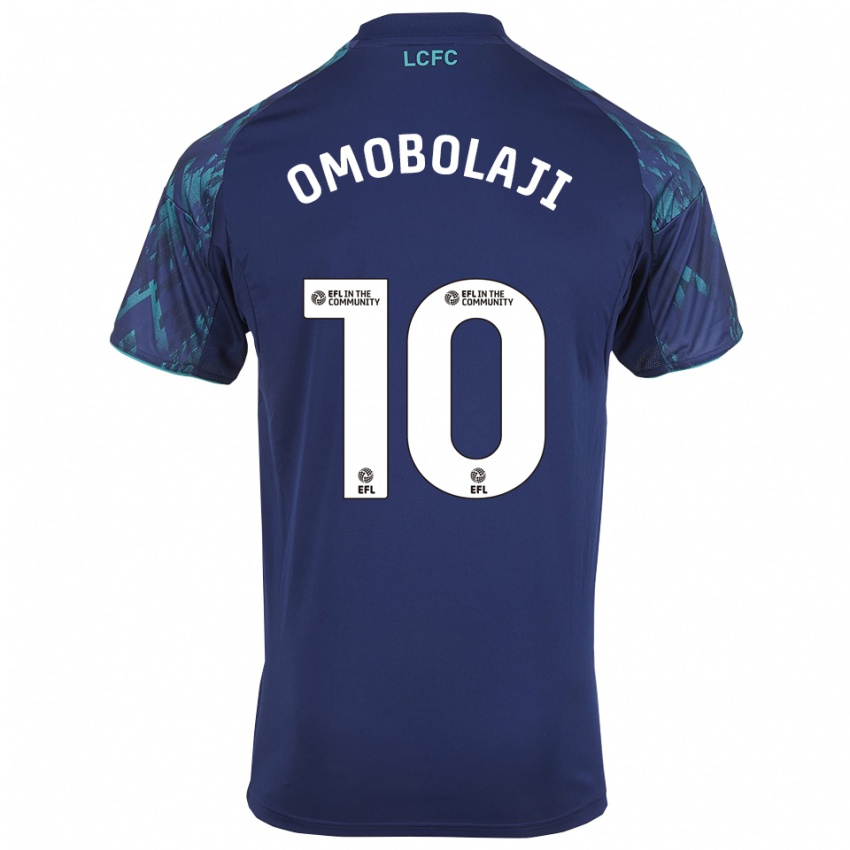 נשים Laolu Omobolaji #10 כחול נייבי ירוק לבן הרחק ג'רזי 2025/26 חולצה קצרה