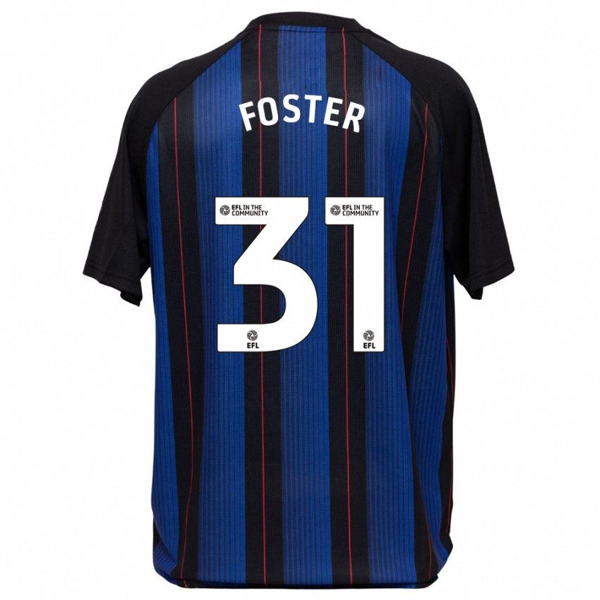 נשים אוון פוסטר #31 כחול שחור הרחק ג'רזי 2025/26 חולצה קצרה