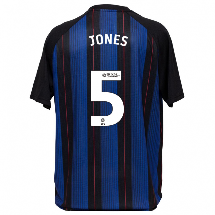 נשים אלפי ג'ונס #5 כחול שחור הרחק ג'רזי 2025/26 חולצה קצרה