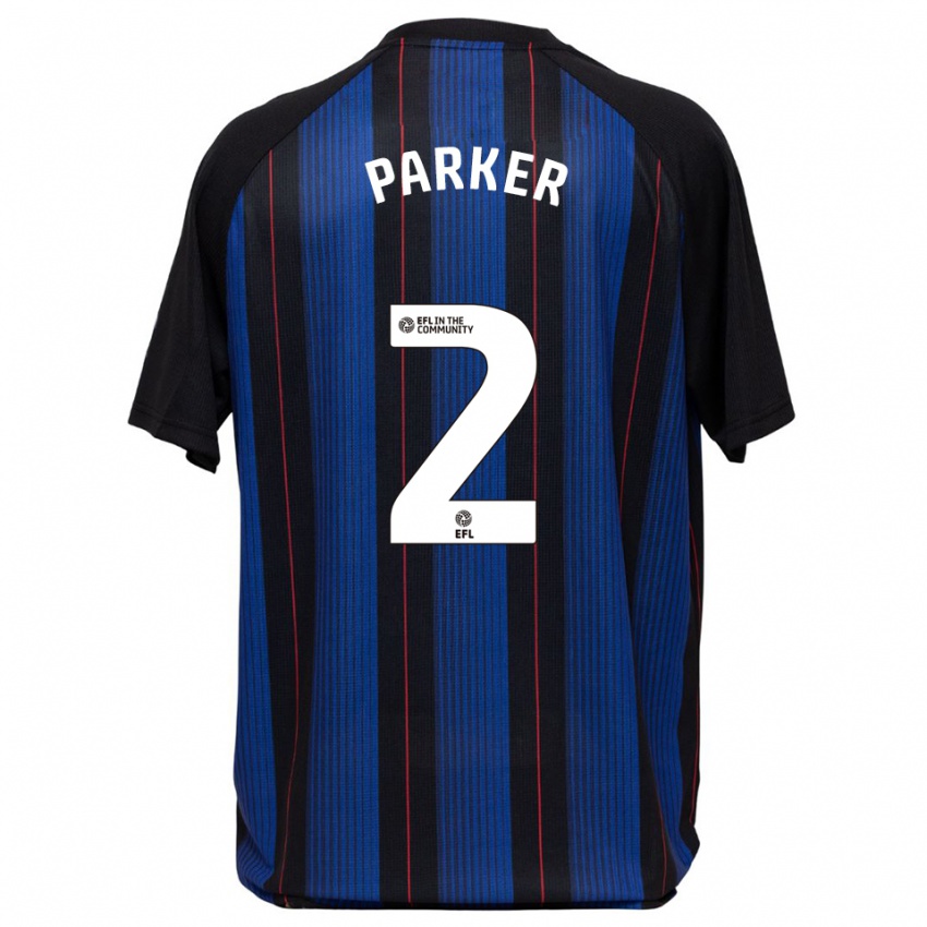 נשים ליאון פארקר #2 כחול שחור הרחק ג'רזי 2025/26 חולצה קצרה