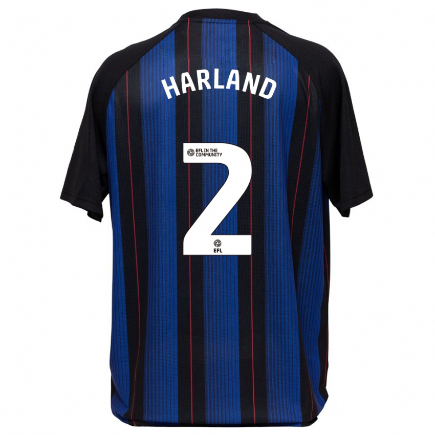 נשים Jane Harland #2 כחול שחור הרחק ג'רזי 2025/26 חולצה קצרה