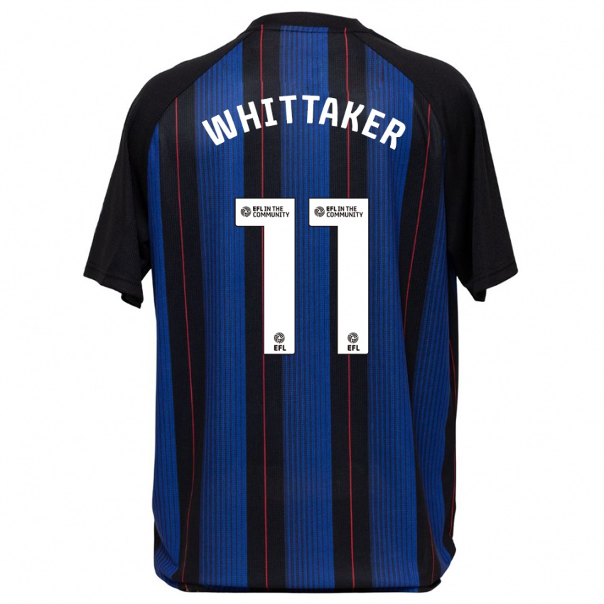 נשים מורגן ויטאקר #11 כחול שחור הרחק ג'רזי 2025/26 חולצה קצרה