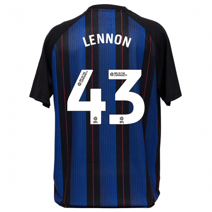 נשים צ'רלי לנון #43 כחול שחור הרחק ג'רזי 2025/26 חולצה קצרה