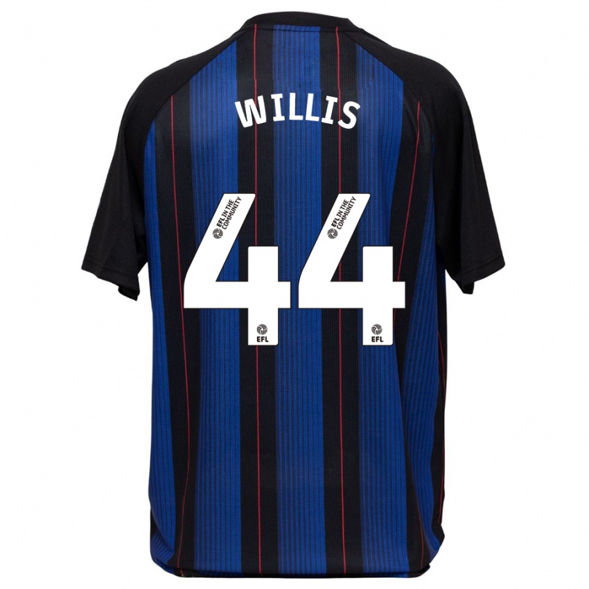 נשים פארל ג׳רמיה קירן וויליס #44 כחול שחור הרחק ג'רזי 2025/26 חולצה קצרה