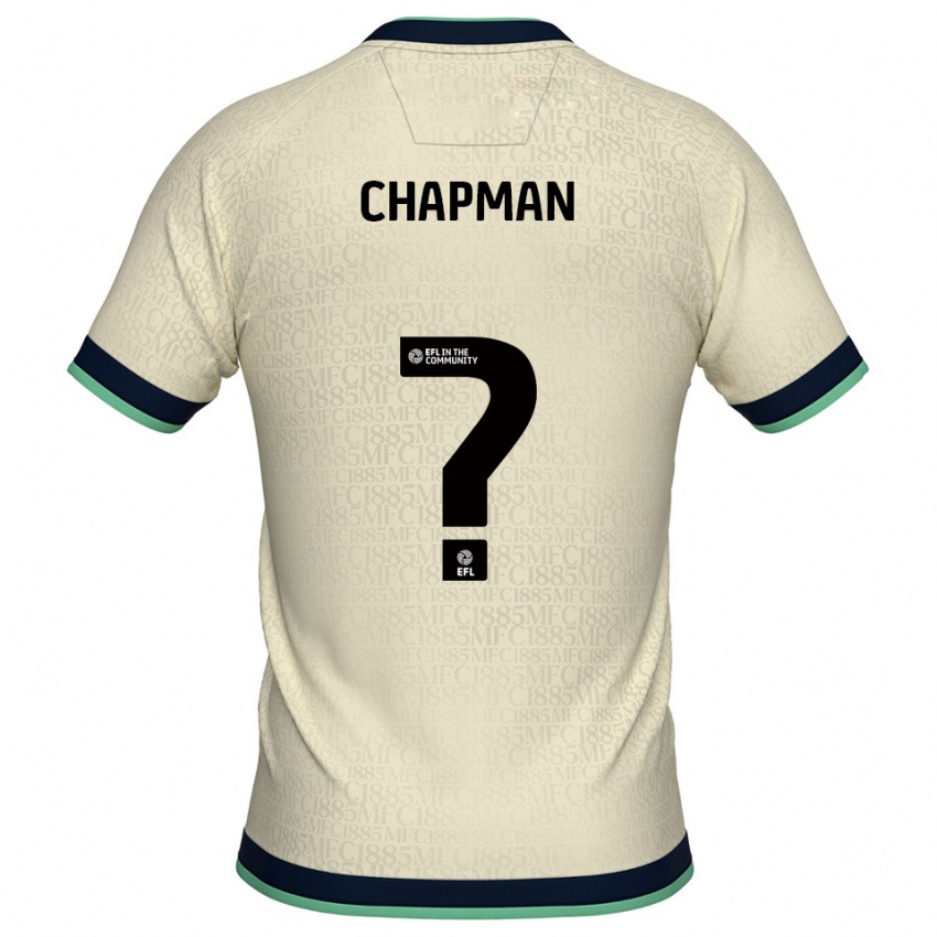 נשים Sophie Chapman #0 שמפניה כחול נייבי הרחק ג'רזי 2025/26 חולצה קצרה