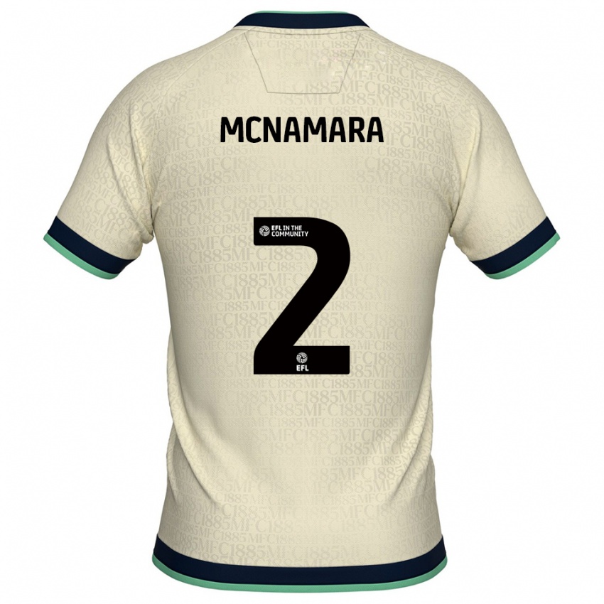 נשים Danny Mcnamara #2 שמפניה כחול נייבי הרחק ג'רזי 2025/26 חולצה קצרה