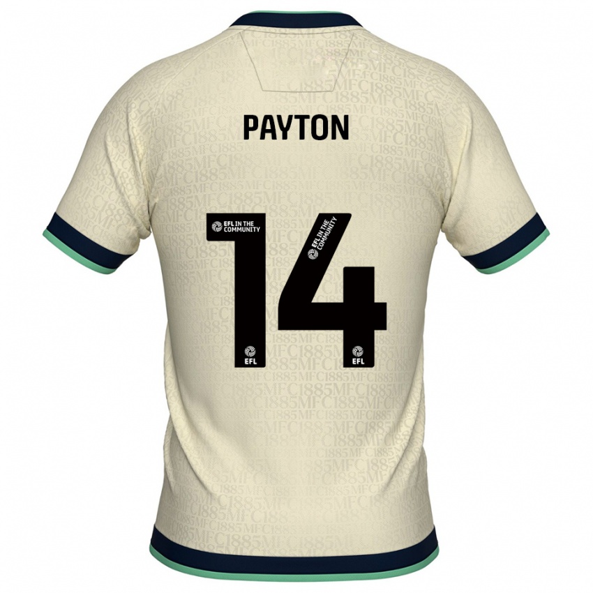 נשים Edward Payton #14 שמפניה כחול נייבי הרחק ג'רזי 2025/26 חולצה קצרה