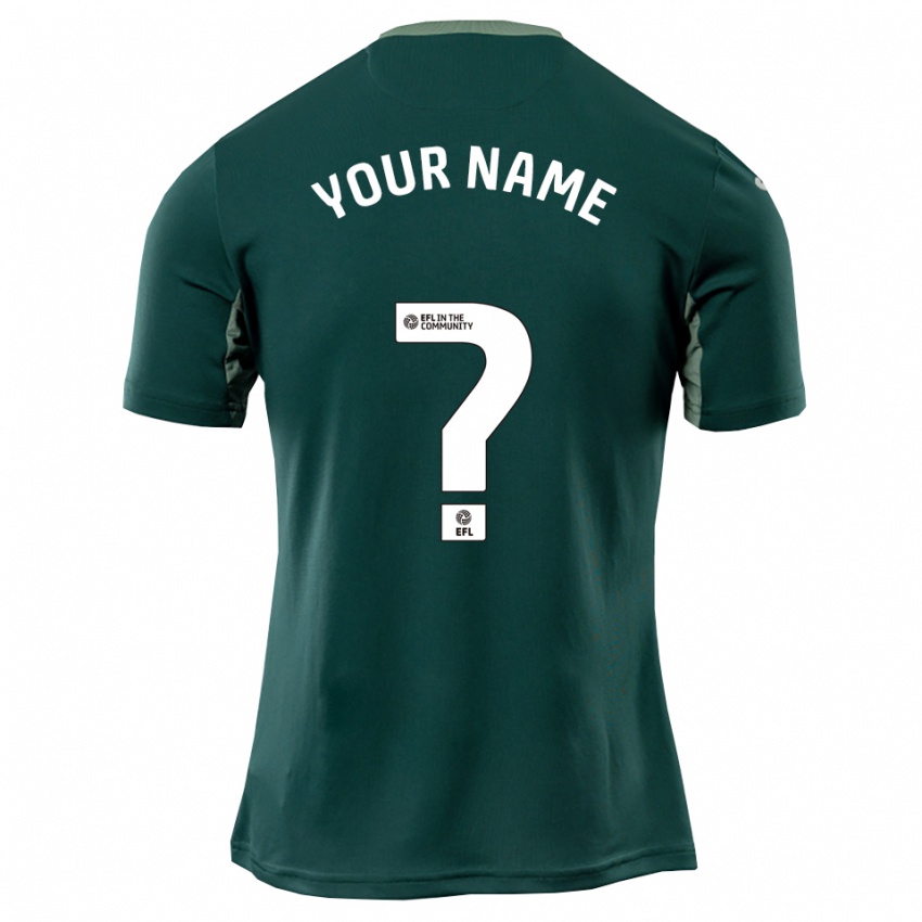 נשים השם שלך #0 ירוק לבן סגול הרחק ג'רזי 2025/26 חולצה קצרה