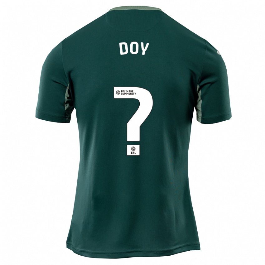 נשים Alfie Doy #0 ירוק לבן סגול הרחק ג'רזי 2025/26 חולצה קצרה