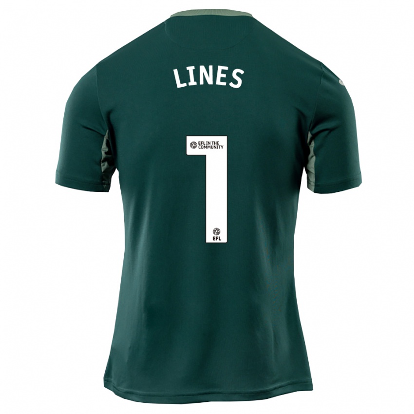 נשים לואיס ליינס #1 ירוק לבן סגול הרחק ג'רזי 2025/26 חולצה קצרה