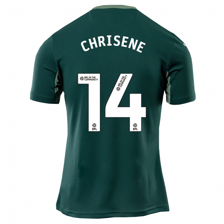 נשים Ben Chrisene #14 ירוק לבן סגול הרחק ג'רזי 2025/26 חולצה קצרה