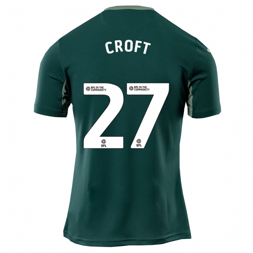 נשים Mary Croft #27 ירוק לבן סגול הרחק ג'רזי 2025/26 חולצה קצרה