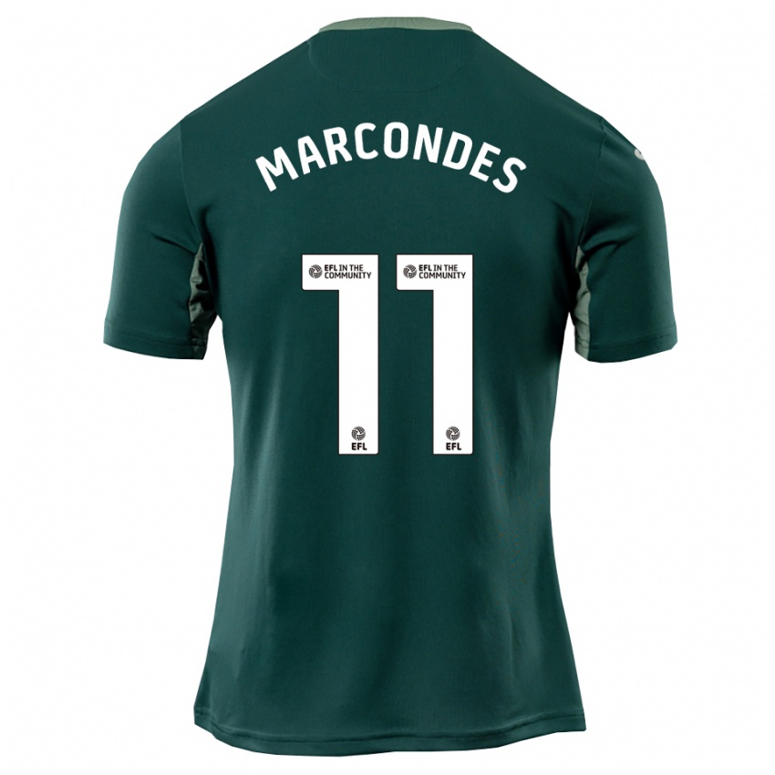 נשים אמיליאנו מרקונדס #11 ירוק לבן סגול הרחק ג'רזי 2025/26 חולצה קצרה