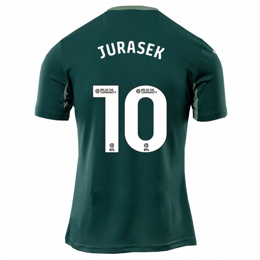 נשים מאטיי יוראסק #10 ירוק לבן סגול הרחק ג'רזי 2025/26 חולצה קצרה