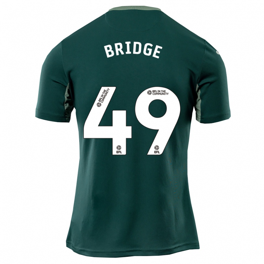 נשים איידן ג׳יימס ברידג׳ #49 ירוק לבן סגול הרחק ג'רזי 2025/26 חולצה קצרה