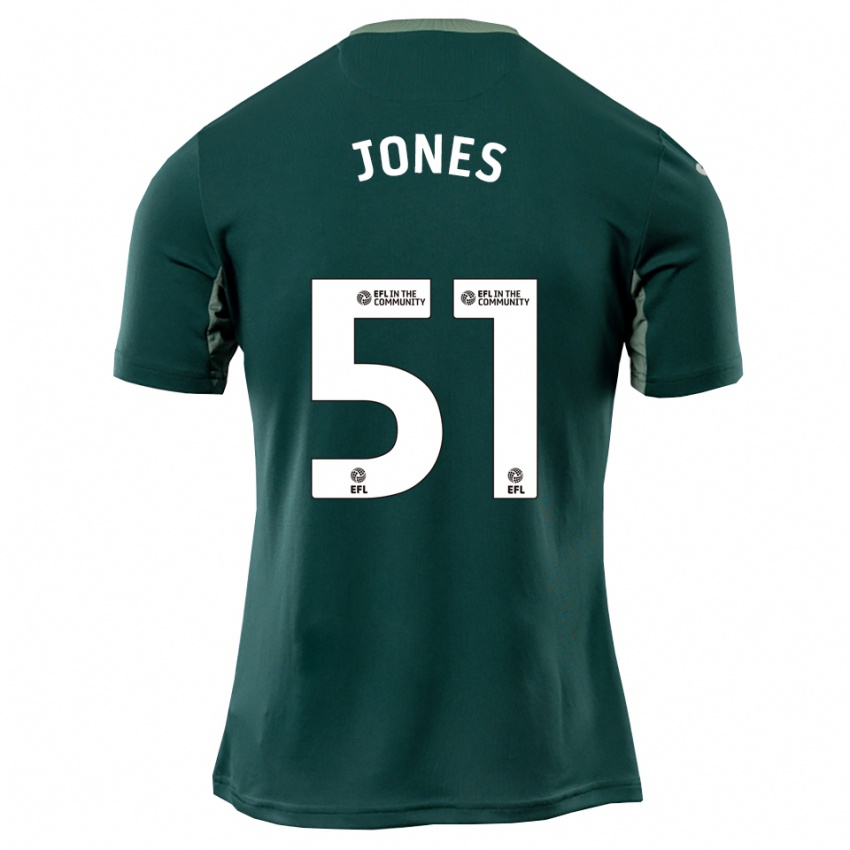 נשים Dylan Jones #51 ירוק לבן סגול הרחק ג'רזי 2025/26 חולצה קצרה