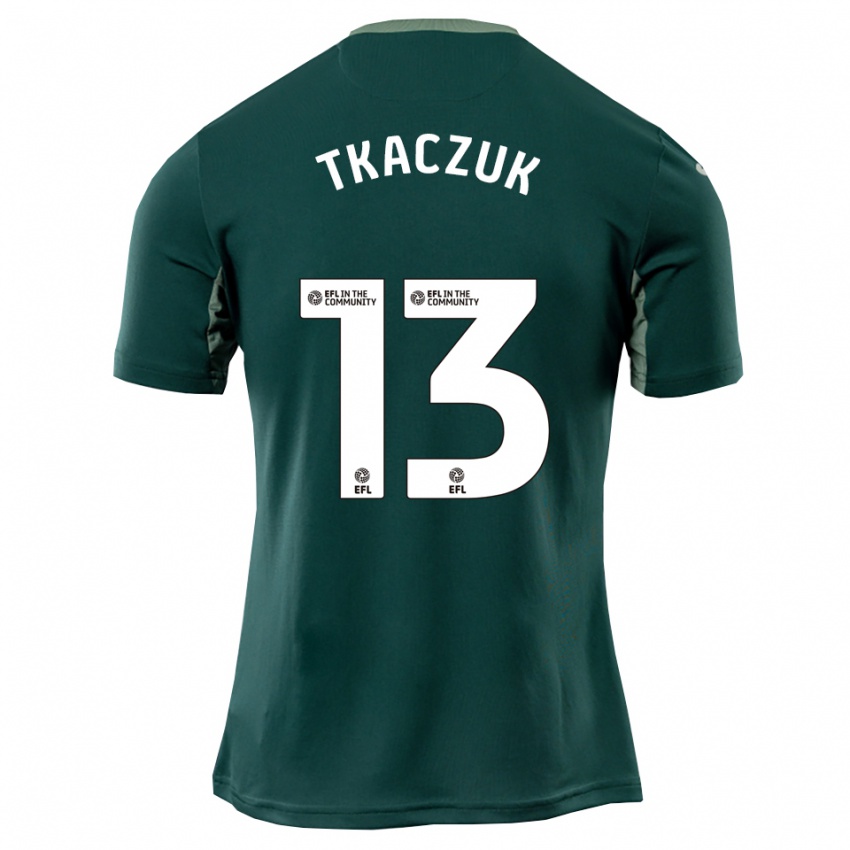 נשים Nikodem Tkaczuk #13 ירוק לבן סגול הרחק ג'רזי 2025/26 חולצה קצרה