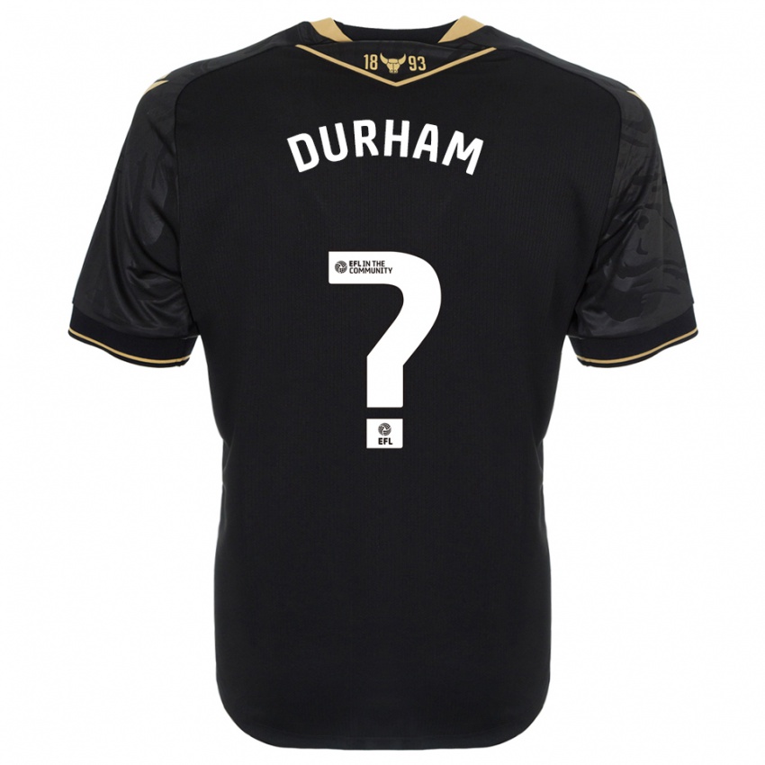 נשים Lucy Durham #0 שחור זהב הרחק ג'רזי 2025/26 חולצה קצרה