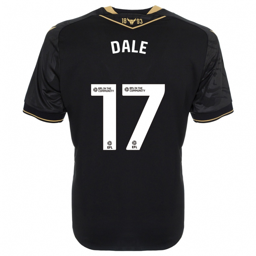 נשים אוון דייל #17 שחור זהב הרחק ג'רזי 2025/26 חולצה קצרה