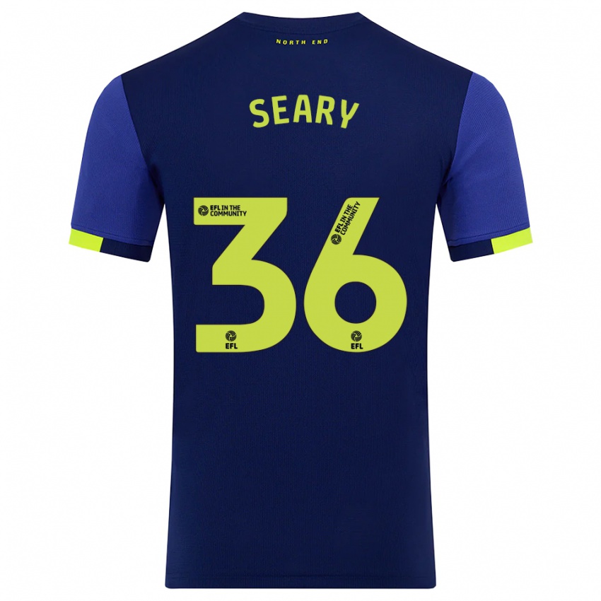 נשים ג׳וש סירי #36 כחול נייבי צהוב הרחק ג'רזי 2025/26 חולצה קצרה