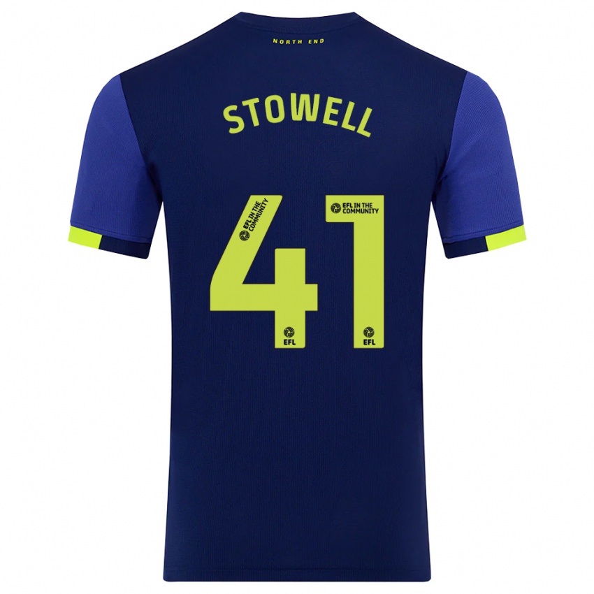 נשים לי-באו סטוואל #41 כחול נייבי צהוב הרחק ג'רזי 2025/26 חולצה קצרה