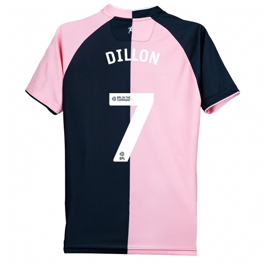 נשים צ׳יאן דילון #7 ורוד שחור הרחק ג'רזי 2025/26 חולצה קצרה