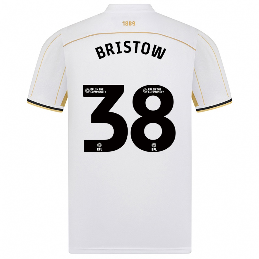 נשים Tilly Bristow #38 לבן זהב הרחק ג'רזי 2025/26 חולצה קצרה