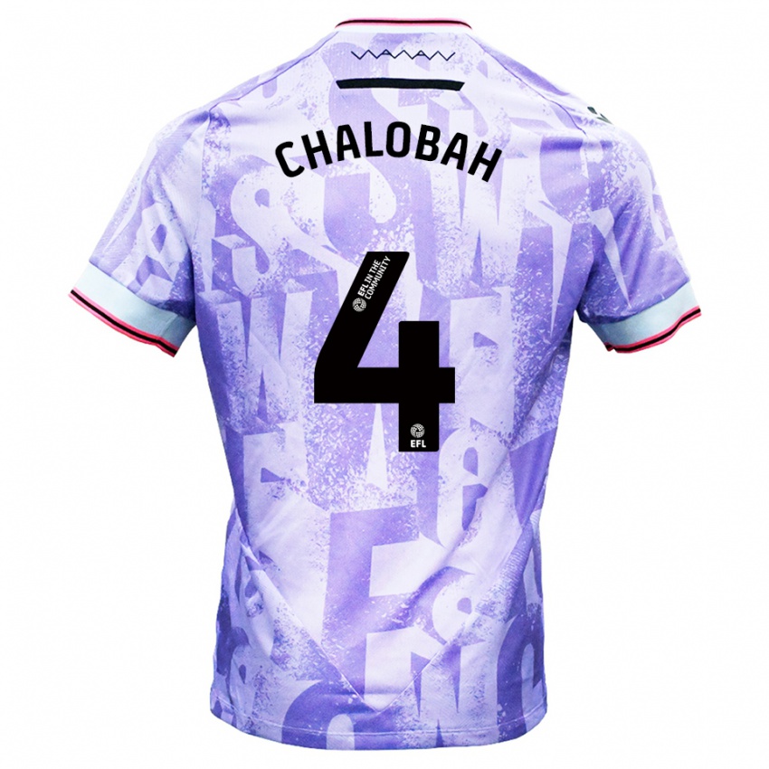 נשים נתניאל צ'לובה #4 לילך לבן הרחק ג'רזי 2025/26 חולצה קצרה