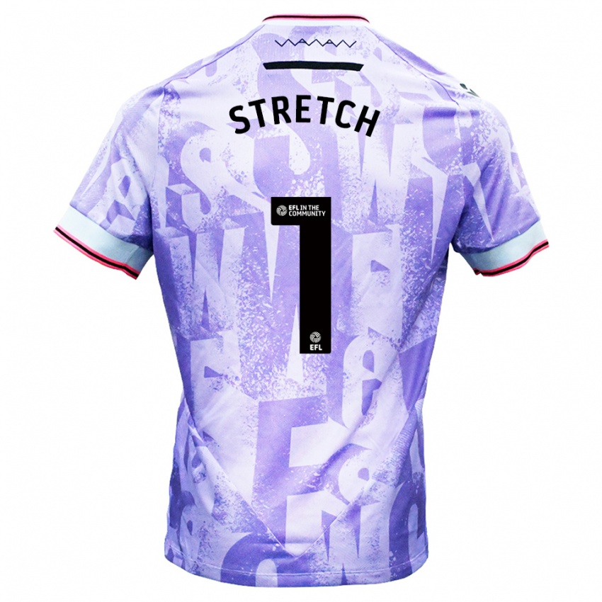 נשים לוגאן סטרץ׳ #1 לילך לבן הרחק ג'רזי 2025/26 חולצה קצרה