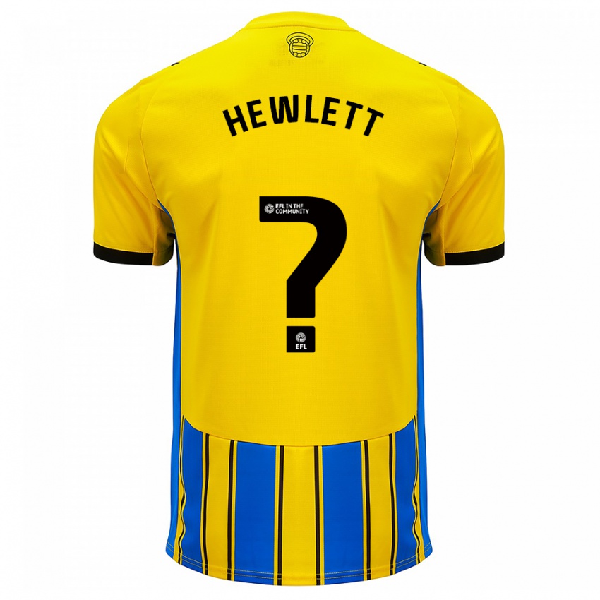 נשים Jem Hewlett #0 כחול צהוב הרחק ג'רזי 2025/26 חולצה קצרה