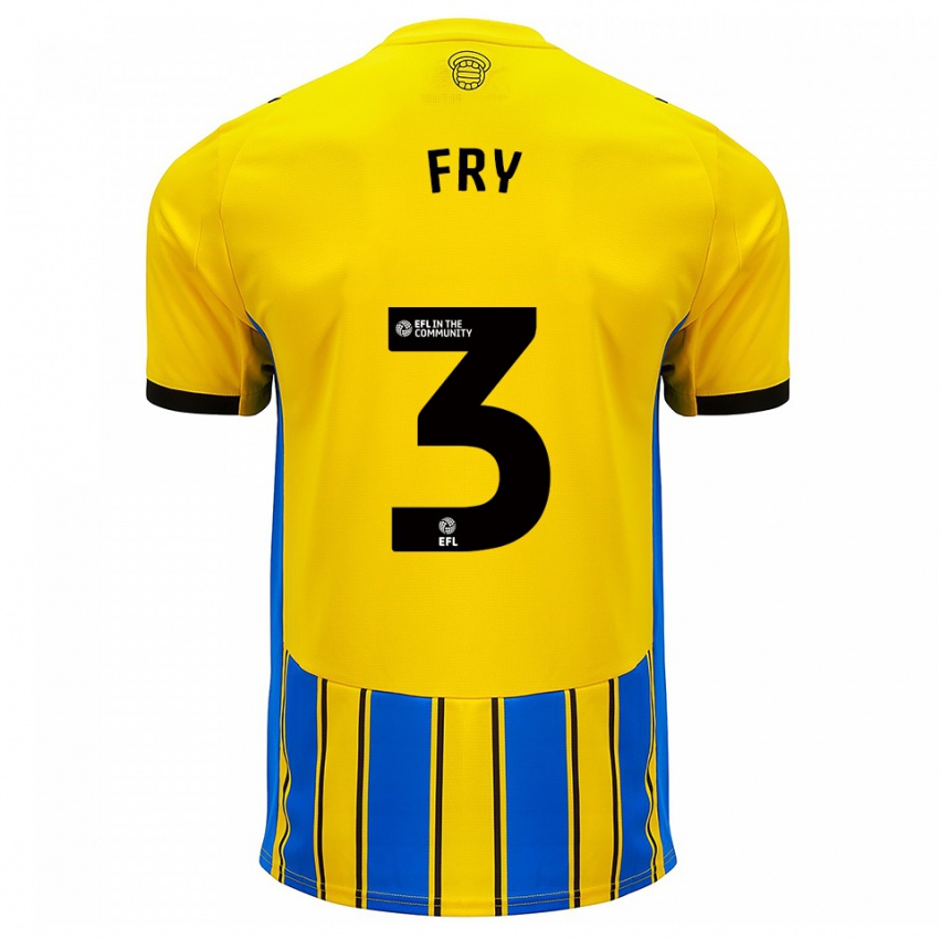 נשים מקס פריי #3 כחול צהוב הרחק ג'רזי 2025/26 חולצה קצרה