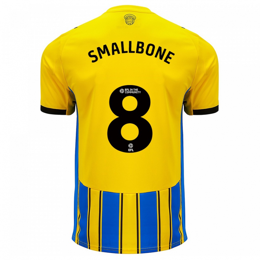 נשים Will Smallbone #8 כחול צהוב הרחק ג'רזי 2025/26 חולצה קצרה