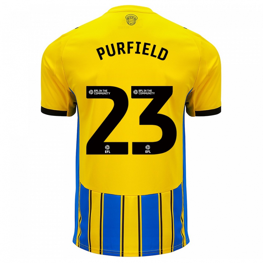 נשים ג'מה פארפילד #23 כחול צהוב הרחק ג'רזי 2025/26 חולצה קצרה