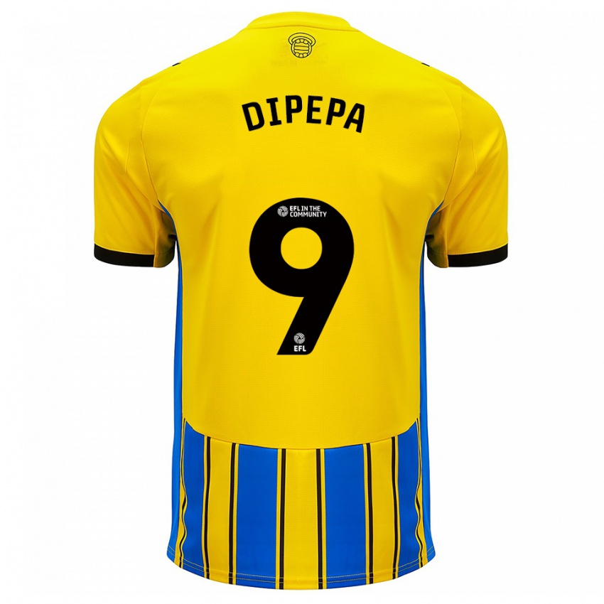 נשים Baylee Dipepa #9 כחול צהוב הרחק ג'רזי 2025/26 חולצה קצרה