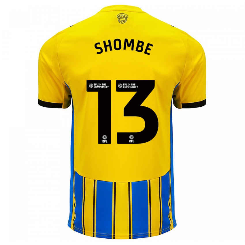 נשים Khiani Shombe #13 כחול צהוב הרחק ג'רזי 2025/26 חולצה קצרה