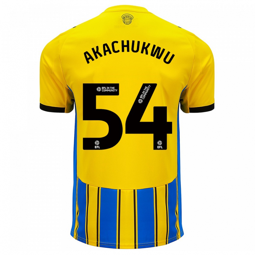 נשים רומאו אקאצ׳וקוו #54 כחול צהוב הרחק ג'רזי 2025/26 חולצה קצרה