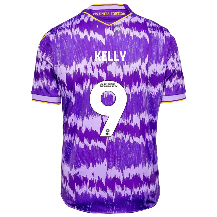 נשים Isreal Kelly #9 סגול צהוב הרחק ג'רזי 2025/26 חולצה קצרה