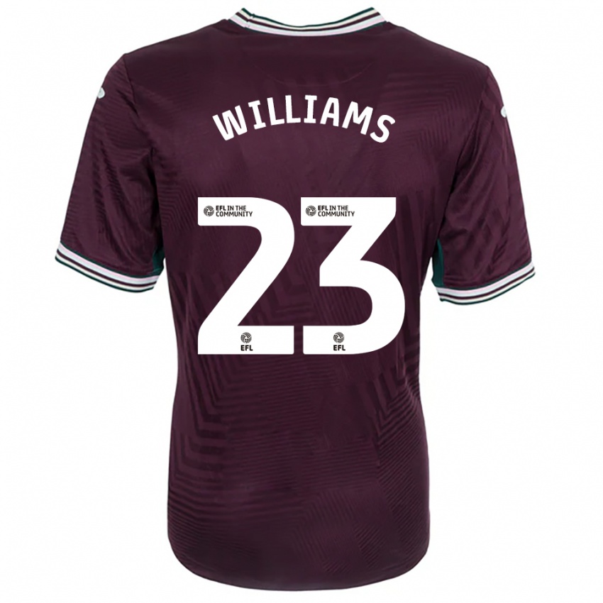 נשים ג'סיקה וויליאמס #23 חלודה אדום לבן הרחק ג'רזי 2025/26 חולצה קצרה